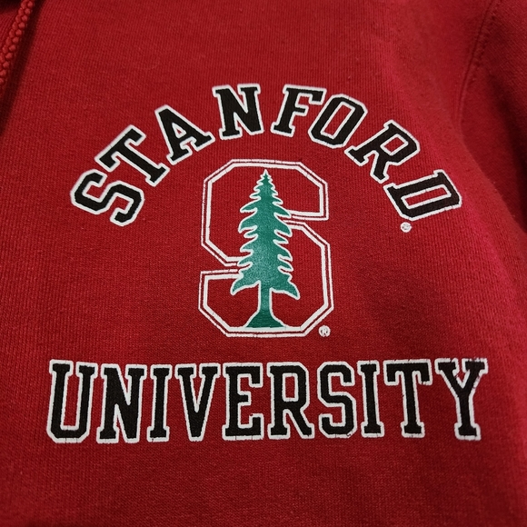 Champion Authentic Stanford University Hooded Zip-up Sweatshirt Size Small - Picture 4 of 11